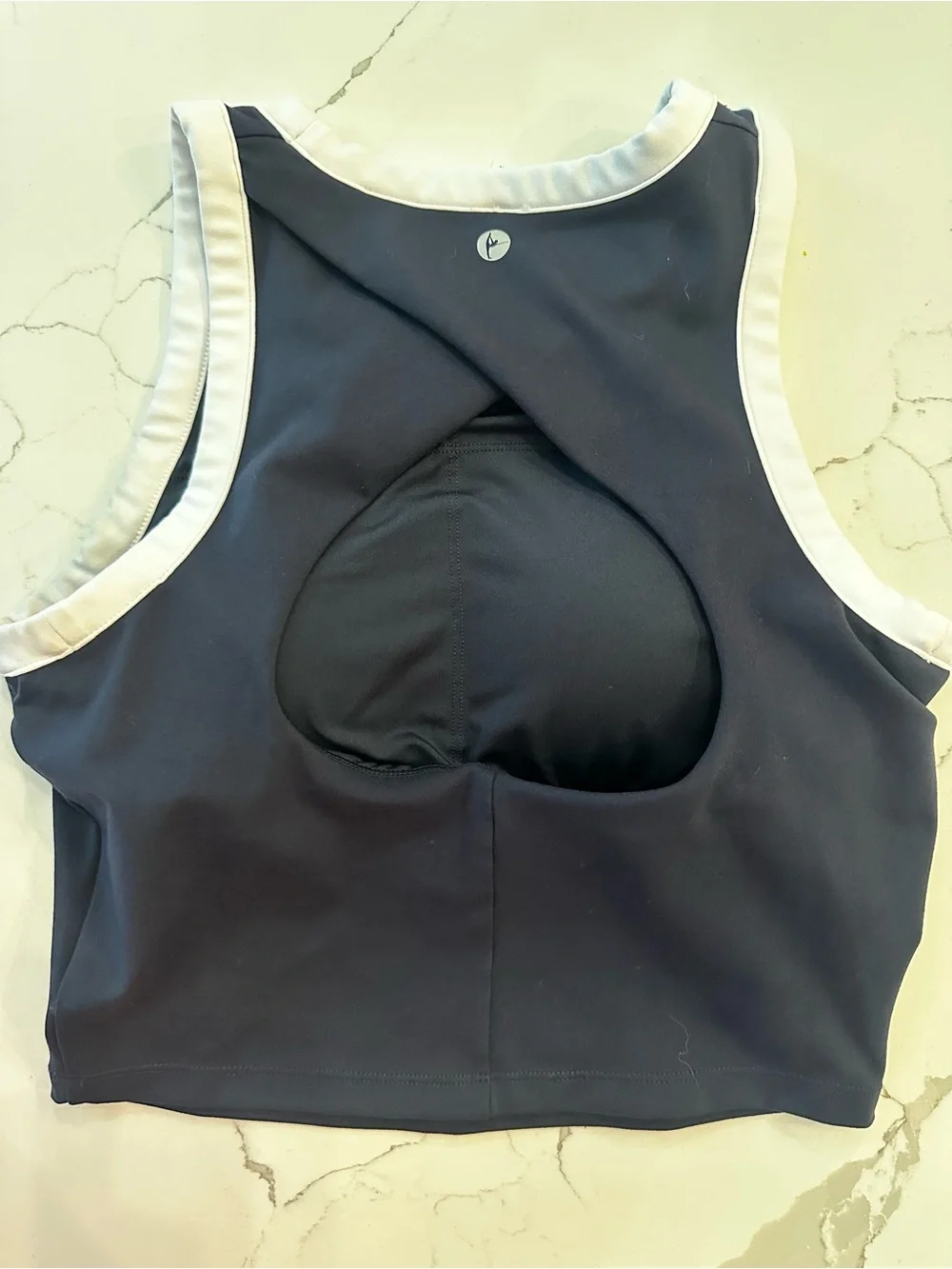 90 Degree by Reflex Matching Athleisure Set Small Skort & Built-In Bra Tank